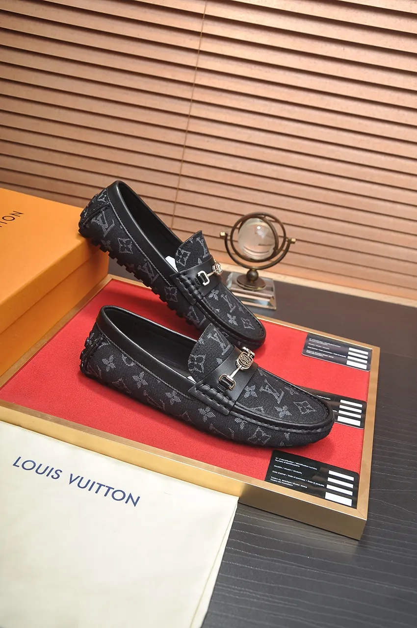 Men's Men's Shoes💰420💶【GUCCI】 (High-end Niuli) New 🍀Gucci*——Gucci Doudou Shoes! Made of imported original cowhide, the inner top layer is comfortable cowhide lining! Original wear-resistant rubber outsole! High quality products! Code number 38-44!